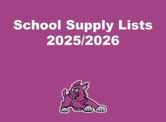 School Supply Lists 25/26 School Year